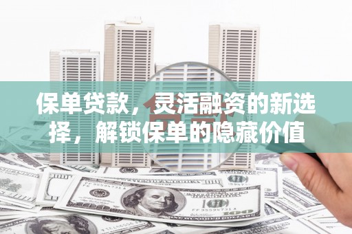 北林保单贷款，灵活融资的新选择，解锁保单的隐藏价值