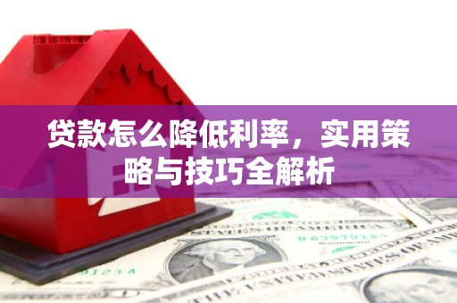 北林贷款怎么降低利率，实用策略与技巧全解析