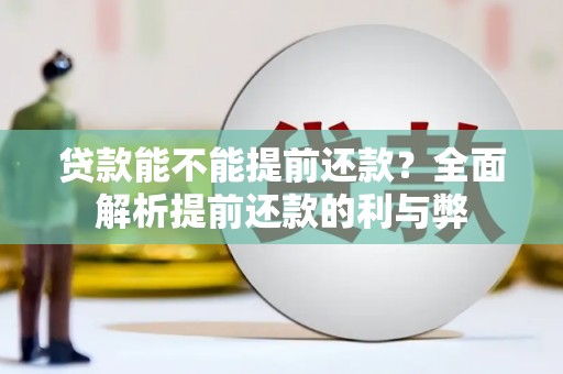 北林贷款能不能提前还款？全面解析提前还款的利与弊