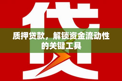 北林质押贷款，解锁资金流动性的关键工具